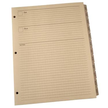 Imagem de Rite in the Rain Conjunto de calendário semanal à prova de intempéries, 21,6 cm x 28 cm, folhas de bronze, 65 semanas (nº 9260W-MX)