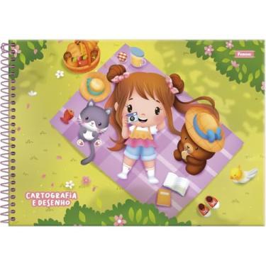 Imagem de Kit de Cadernos de Desenho, Foroni, Universitário, Capa Dura, Ternuritas, 80 Folhas, Pacote com 5