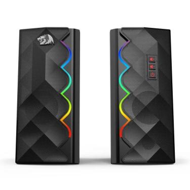 Imagem de Caixa de Som Redragon Gamer GS522 RGB 5W x2 Drivers 2.5" 130Hz 522 500 511-Unissex