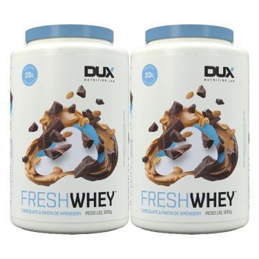 Imagem de Kit 2X Fresh Whey - 900g Chocolate e Pasta de Amendoim - Dux Nutrition-Masculino