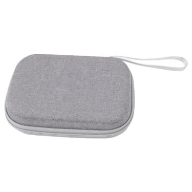 Imagem de Estojo de transporte de palhetas, capacidade de 20 peças, caixa de armazenamento de palhetas de EVA para clarinete de saxofone (cinza)