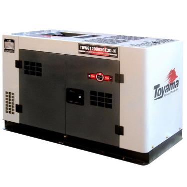 Imagem de GERADOR DIESEL TOYAMA TDWG12000SGE3D-N 12,5KVA TRIF 220V SILENT APTO ATS