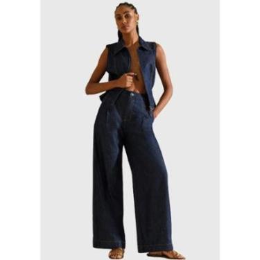 Imagem de Calça Wide Alta Morena Rosa-Feminino