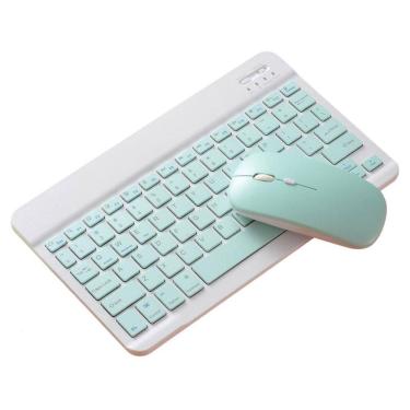 Imagem de Teclado + Mouse p/ Galaxy Tab S7fe T735 Bluetooth