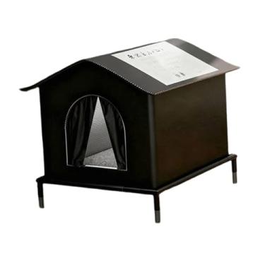 Imagem de Ｂｅｓｇａ Casa para gatos ao ar livre, abrigo para gatinhos, abrigo para gatos selvagens para jardim comunitário de inverno (S)