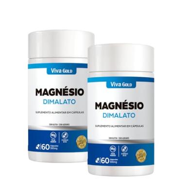 Imagem de Magnésio Dimalato 590mg 2 Unidades – 60 Cápsulas Cada Suplemento Diário