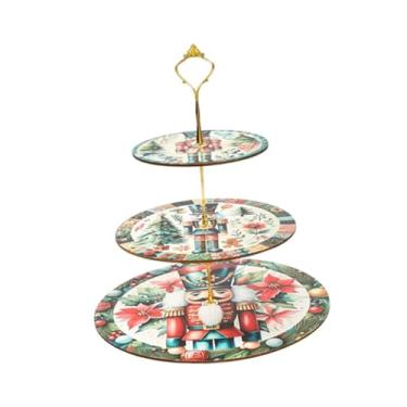 Imagem de Bothyi Suporte para Cupcakes de Natal, Elegante, Criativo, Centro de Mesa, Bandeja para Servir, Massas, Prato em Camadas para Aniversário de Natal