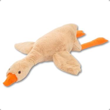 Imagem de Bicho Pelúcia Pato Gigante Travesseiro Nasa Xuxão 1,40cm (Caramelo)
