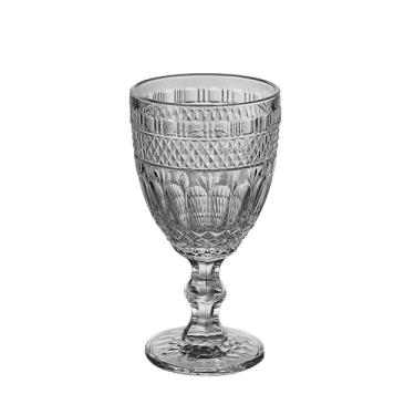 Imagem de JOGO TAÇA DE VIDRO AMETISTA CINZA 340ML 06 PCS - CM08