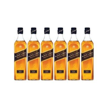 Imagem de Combo Whisky Johnnie Walker Black Label 500Ml - 6 Unidades