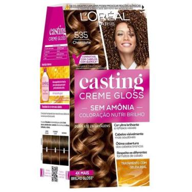 Imagem de Tinta de Cabelo Loreal Casting Creme Gloss Chocolate 535 - Loreal Cast