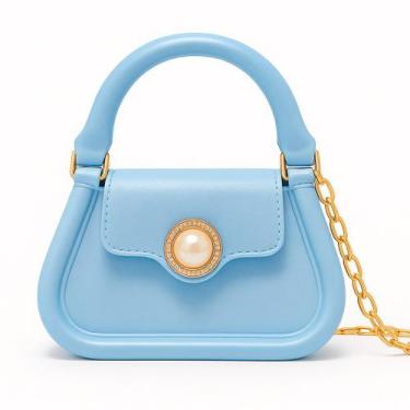 Imagem de Bolsa Pequena Feminina Impermeável com Alça de Silicone e Corrente - S