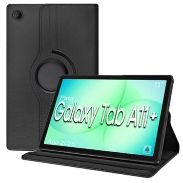 Imagem de Capa Capinha case giratoria Para Tablet Samsung Galaxy Tab A11+ Plus Tela 11" Polegadas Ano 2025 resistente Alamo