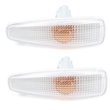Imagem de 2 peças de luz marcador lateral para-lama repetidor indicador de lâmpada apto para Mitsubishi Lancer (2008-2015), Mitsubishi Sport Outlander (2011-2015), Mitsubishi RVR (2011-2015), Mitsubishi ASX