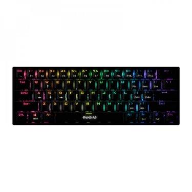 Imagem de Teclado Mecânico Gamer Hermes E3 Rgb Switch Azul Preto E Rgb
