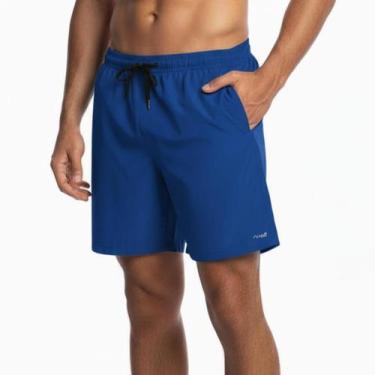 Imagem de Bermuda Short Masculino Tactel Fitness Treino Academia - Ripoll, Azul 
