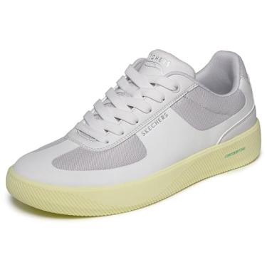 Imagem de Skechers Tênis masculino Arch Fit Court Break-Comodo Comfort, Cinza/limão, 45