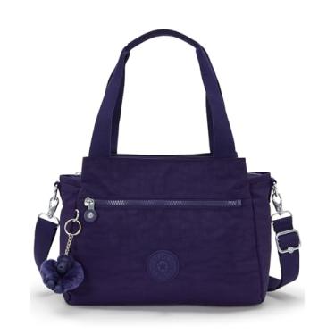 Imagem de Kipling Bolsa tiracolo feminina Elysia, leve, bolsos magnéticos com vários compartimentos, bolsa de ombro