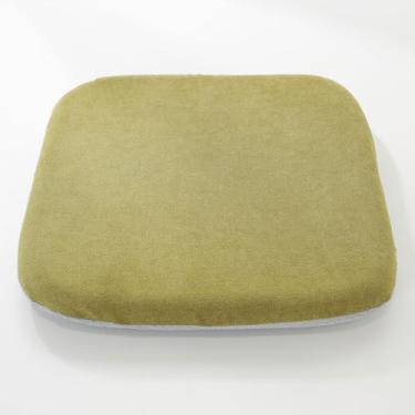 Imagem de vctops Almofadas de cadeira de espuma viscoelástica com laços para cadeiras de jantar, almofadas de borracha antiderrapante almofada de assento com capa removível lavável para cadeiras de escritório e