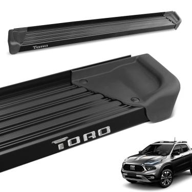 Imagem de Estribo Lateral Toro 2016 a 2025 Aluminio Preto A3