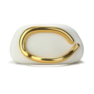 Imagem de OOAAVVJL Bolsa clutch feminina formal, de couro PU com corrente, alça de metal, bolsa transversal para festa de casamento, Branco