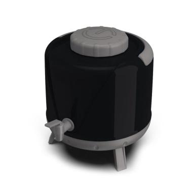 Imagem de Botijão Arezzo Garrafa Galão Térmico Com Torneira 5L Preto