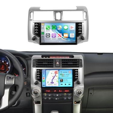 Imagem de Rádio Android 13 4G + 64G para Toyota 4runner 2010-2020 estéreo de carro com carplay sem fio Android Auto, 5.0 Bluetooth 32EQ, tela sensível ao toque IPS de 9 polegadas 1280 x 720P, DSP 32EQ FM/RDS