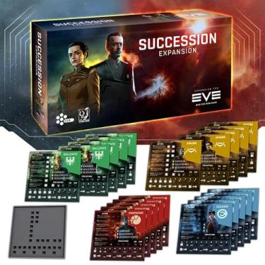 Imagem de Rebel Studio EVE: War for New Eden Board Game Succession Expansion - Líderes da próxima geração e cartas exclusivas de desenvolvimento de facções, idades 14+, 2-4 jogadores, 90-180 minutos de tempo de