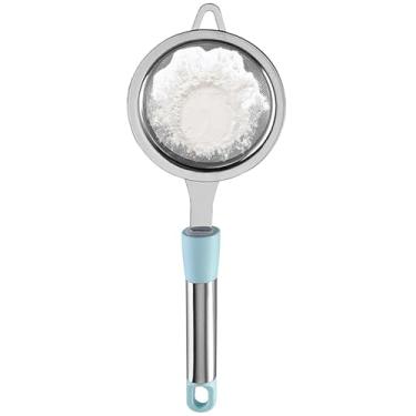 Imagem de Shakven Filtro de malha de aço inoxidável, filtros de malha para cozinha, Peneiras Peneiras Coadores de Cozinha, Filtro de malha com alça, filtro de peneira de óleo, coador de alimentos de aço