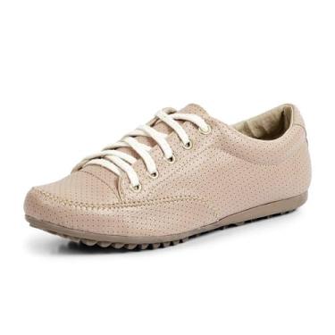 Imagem de Sapatênis Tênis Feminino Casual Perfurado Izabela Araújo - 200 - Nude Tamanho:38;Cor:Rosa