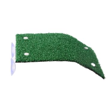 Imagem de Doca frade para tartarugas aquáticas | Doca de aquário de tartaruga de animal de estimação | Simulação de rampa de répteis terra de descanso de grama para sala de estar restaurante sapo tartaruga