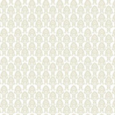 Imagem de Papel De Parede Arabesco Mostarda E Branco Adesivo Lavavel - LRP