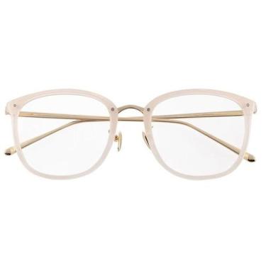 Imagem de Armação Óculos De Grau Feminina Quadrada Rosa To Day - Palas Eyewear
