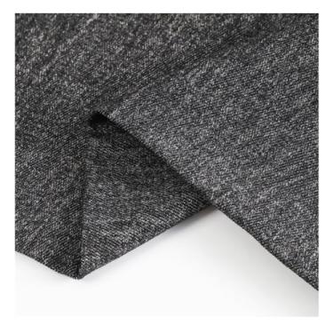 Imagem de Tecido Jeans Lavado Material Não Elástico, Padrão De Jacquard,tecido De Costura Para Jaquetas 160 Cm De Largura Algodão(Cor: Azul B)(Black,5x1.6M)