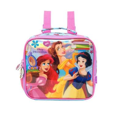 Imagem de Lancheira Escolar Térmica Infantil Princesas Disney Original - Xeryus