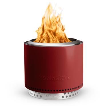 Imagem de Solo Stove Bonfire 2.0 c/ suporte, lareira sem fumaça | Lareira a lenha com panela de cinzas removível, fogueira portátil ao ar livre para acampamento, aço inoxidável, A: 42,5 cm x diâmetro: 49,5 cm, 11,4 kg, cor: amoreira