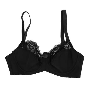 Imagem de Generic Sutiã Push Up Ajustável de Renda Plus Size, Roupa íntima Leve e Respirável para Mulheres (36/80D)