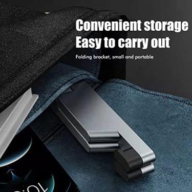 Imagem de VBESTLIFE Suporte de Telefone Dobrável Portátil de Liga de Metal para Mesa Compatibilidade Universal Tamanho de Viagem de Bolso Design Compacto/dobrável Adequado para a Maioria Dos Smartphones, (#61)