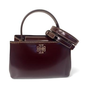 Imagem de Tory Burch Bolsa feminina Britten Mini, Tempranillo, One Size