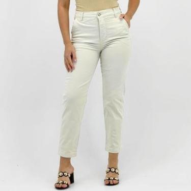 Imagem de Calça Reverso em Sarja Mom Feminina-Feminino