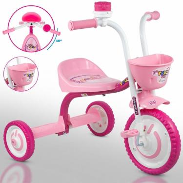 Imagem de Triciclo Velotrol YOU 3 Menina Girl Rosa/Branco - NATHOR-Masculino