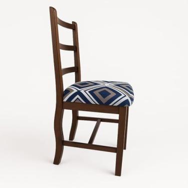 Imagem de Cadeira De Jantar Com Assento Estofado 824 - Imbuia