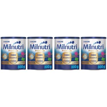 Imagem de Kit Composto Lácteo Milnutri Premium 800g