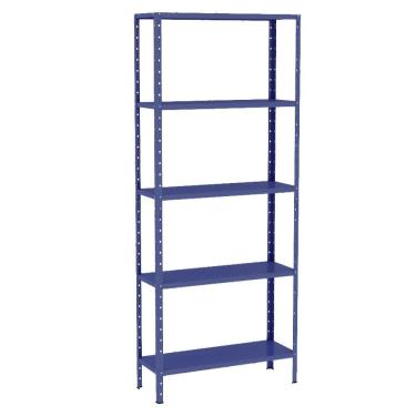 Imagem de Estante Aço 5 Prateleiras Livros Cozinha Quarto Eaf014 Azul