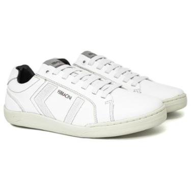 Imagem de Sapatênis Ferracini Lexus Cadarço Elástico Couro Legítimo Palmilha Macia Confortável 7052-267-Masculino