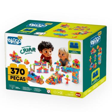 Imagem de Blocos de Montar Blocolândia 370 Peças - Dismat 