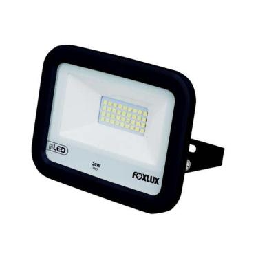 Imagem de Refletor Led 50w 6500k Ip65 Foxlux - Corpo Alumínio - Driver Embutido - Bivolt
