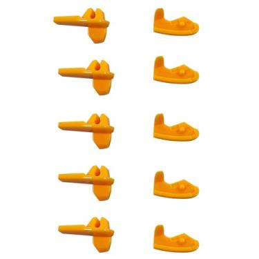 Imagem de RebarTech Inserções de substituição de trocador de pneu, para fixação de cabeça de pato de máquina de troca de pneu, para cabeça de pato/bico de pato, adaptadores de protetor de aro, 6 pares