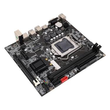 Imagem de Yunir Placa-mãe de computador, placa-mãe de jogos B75 LGA 1155 para Core I3 I5 I7, E3 V2, Pentium, memória DDR3 2x8GB M.2 Nvme NGFF ATA3.0 PCI E