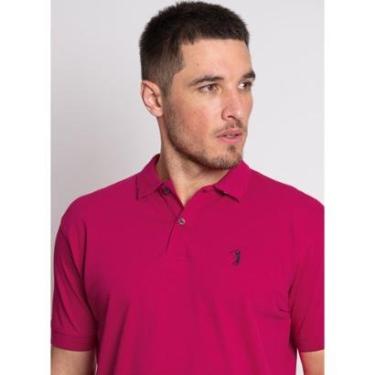 Imagem de Camisa Polo Aleatory Piquet Stretch Pink-Masculino